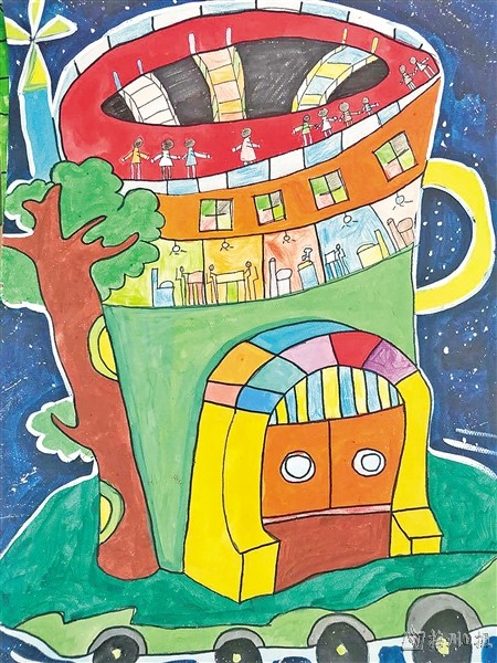 《移动城堡》  刘晓晖  (大埔小学)   指导老师:郭进泉