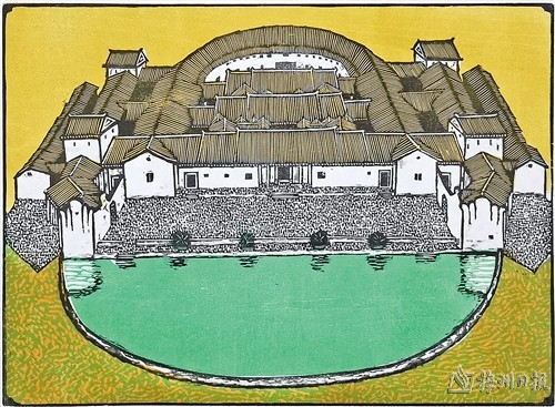 兴宁版画走进太行山革命老区